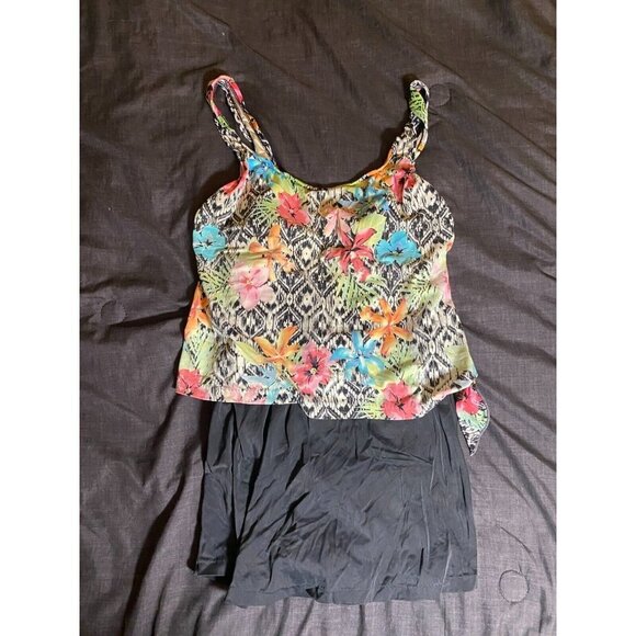 Ayul Womens Swimdress Swimsuit Size 14 Bathing Suit One Piece - Picture 1 of 2